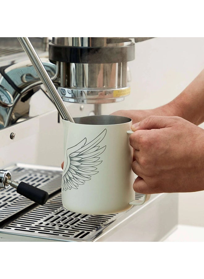 زيروهيرو إبريق حليب لاتيه آرت ZeroHero Angel سعة 600 مل – إبريق رغوة من الفولاذ المقاوم للصدأ SUS304 - Image 4